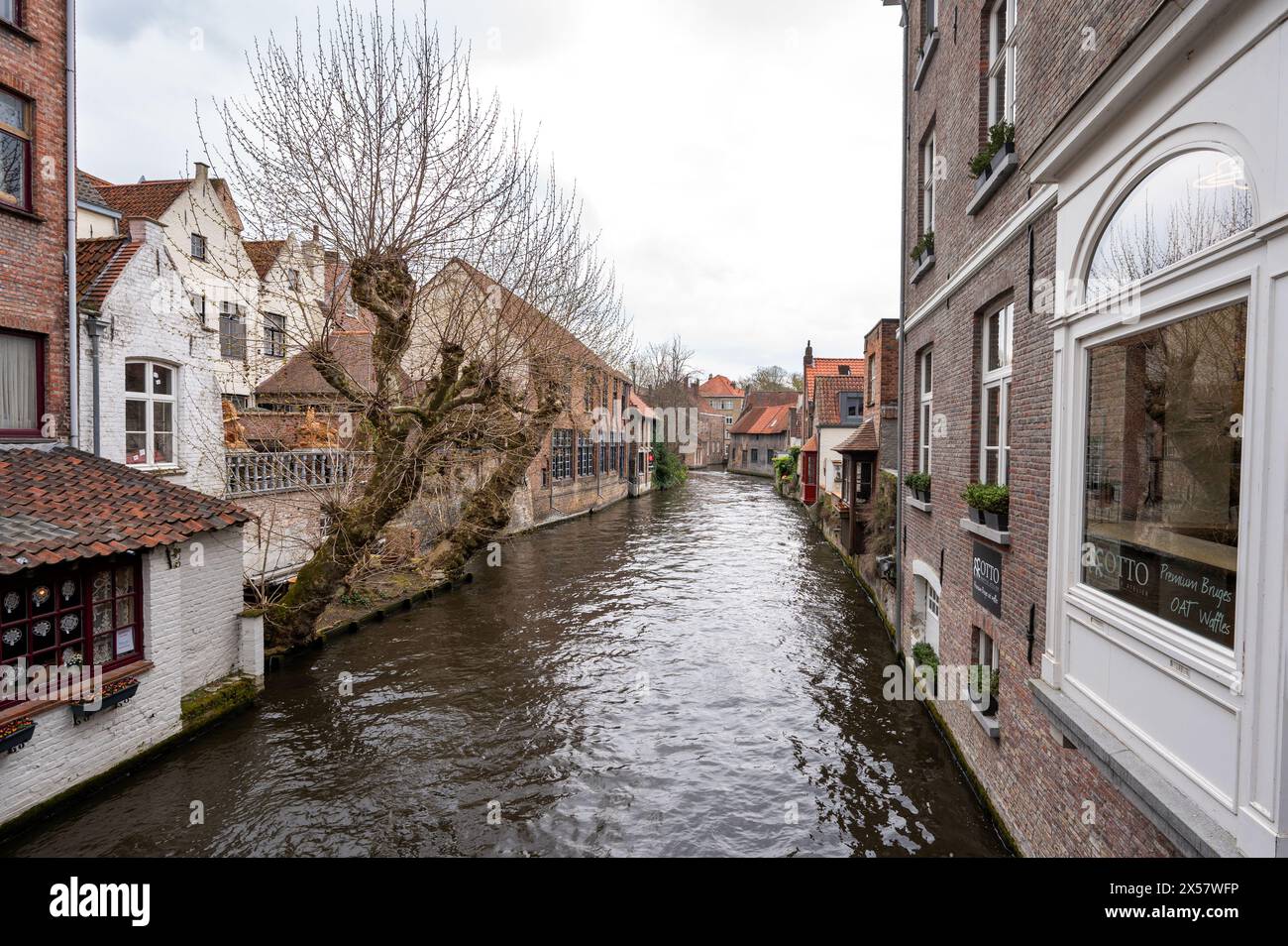 Mariabrug a Bruges, Belgio Foto Stock