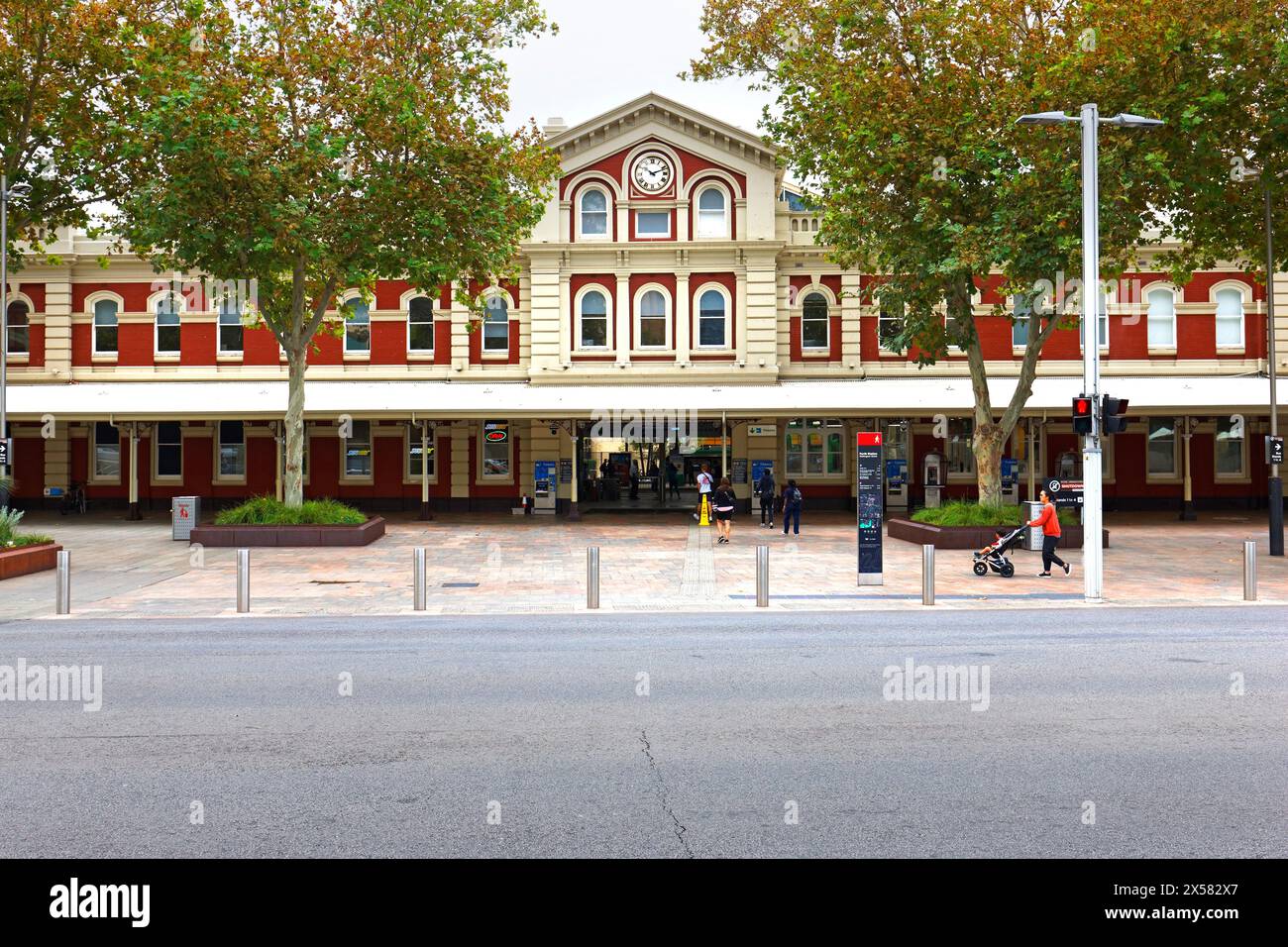 Stazione ferroviaria centrale di Perth, Perth, Australia Occidentale Foto Stock