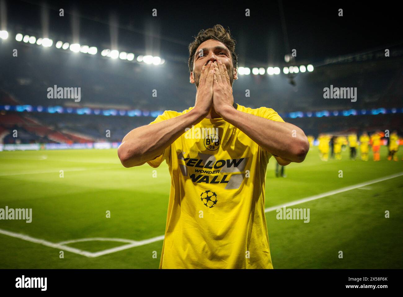 Parigi, Francia. 7th mai 2024. Mats Hummels (BVB) Paris Saint-Germain - Borussia Dortmund 07.05.2024 crediti: Moritz Muller/Alamy Live News Foto Stock