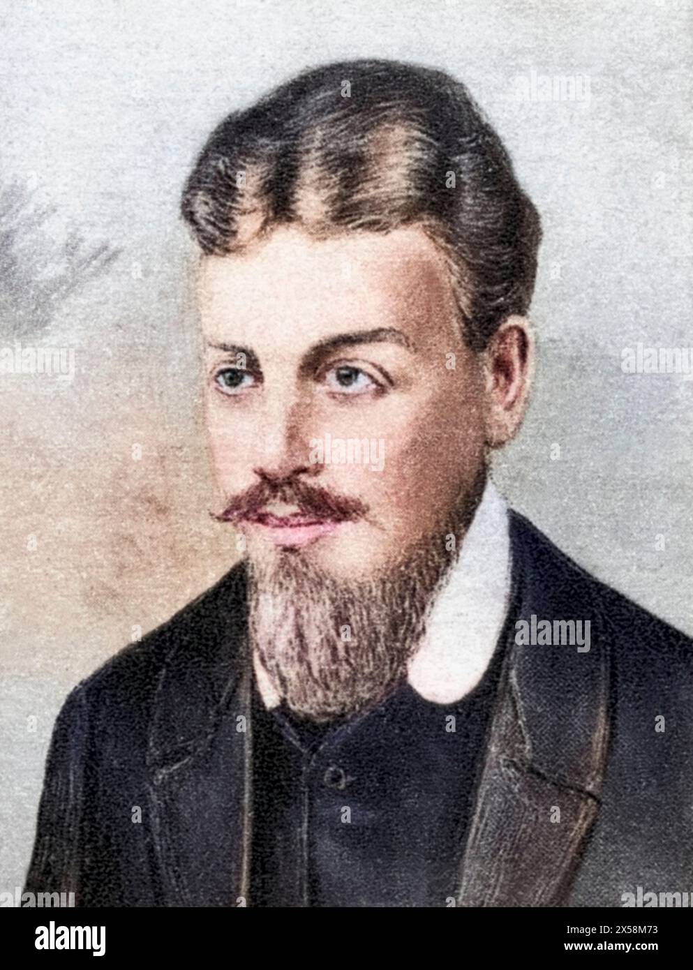 Rilke, Rainer Maria, 4.12.1875 - 29.12.1926, autore austriaco (poeta), ritratto, disegno, DIRITTI AGGIUNTIVI-CLEARANCE-INFO-NOT-AVAILABLE Foto Stock