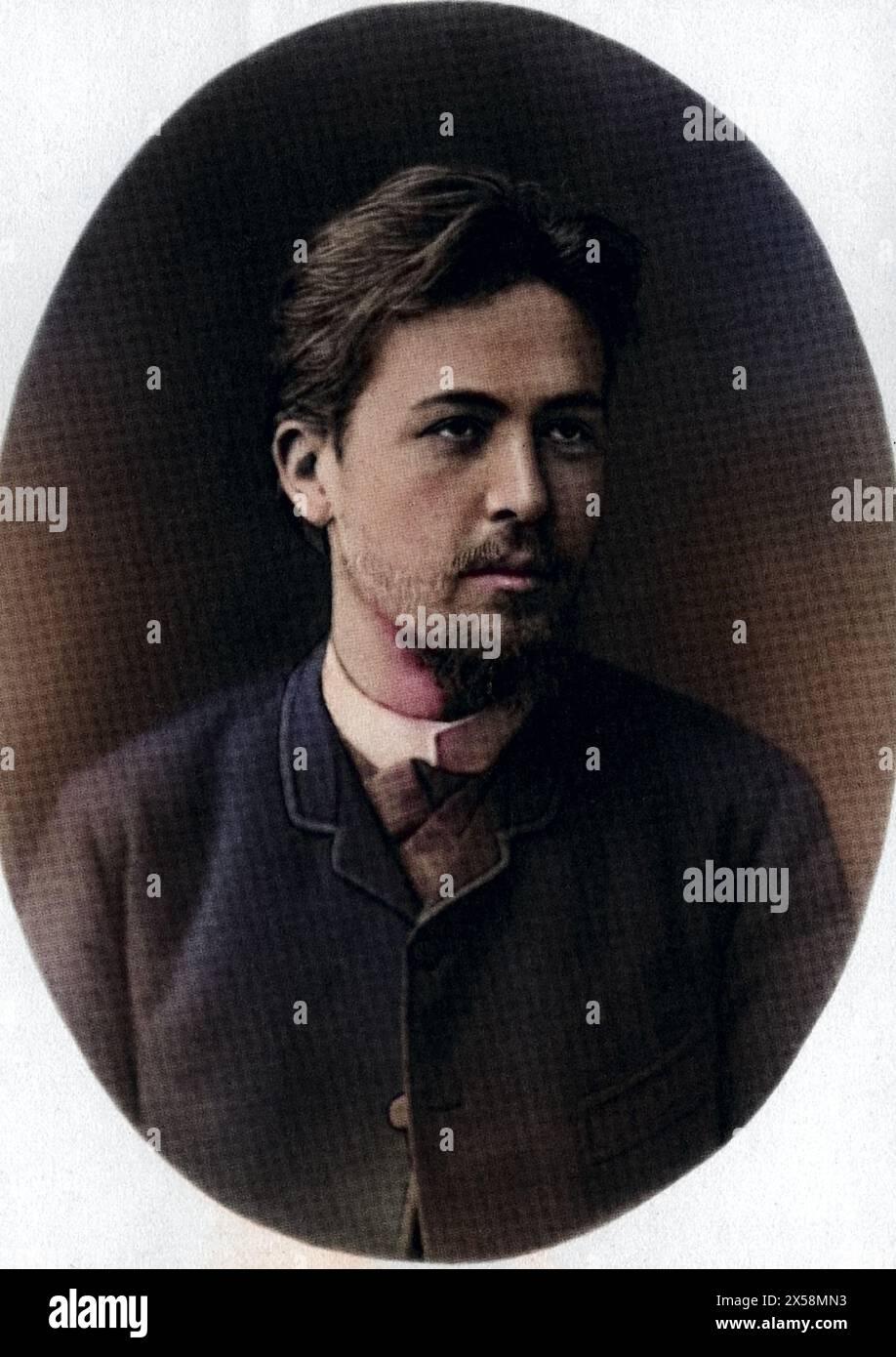 Chekhov, Anton, 29.1.1860 - 15.7,1905, autore/scrittore russo, ritratto, foto, 1889, ULTERIORI-DIRITTI-CLEARANCE-INFO-NOT-AVAILABLE Foto Stock