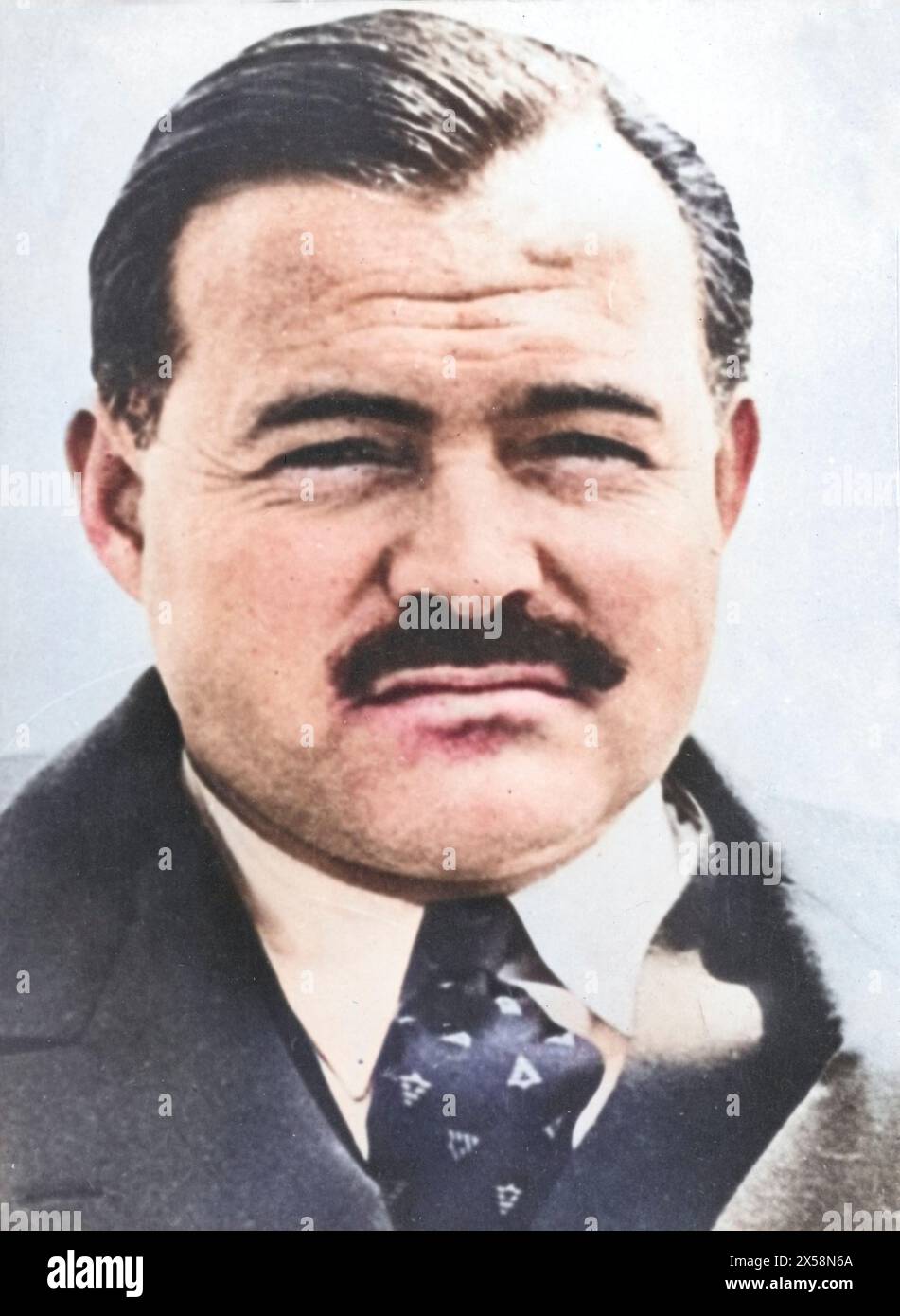 Hemingway, Ernest, 21.07.1899 - 2,7.1961, autore/scrittore americano, ritratto, 1950S, ULTERIORI-DIRITTI-CLEARANCE-INFO-NON-DISPONIBILI Foto Stock