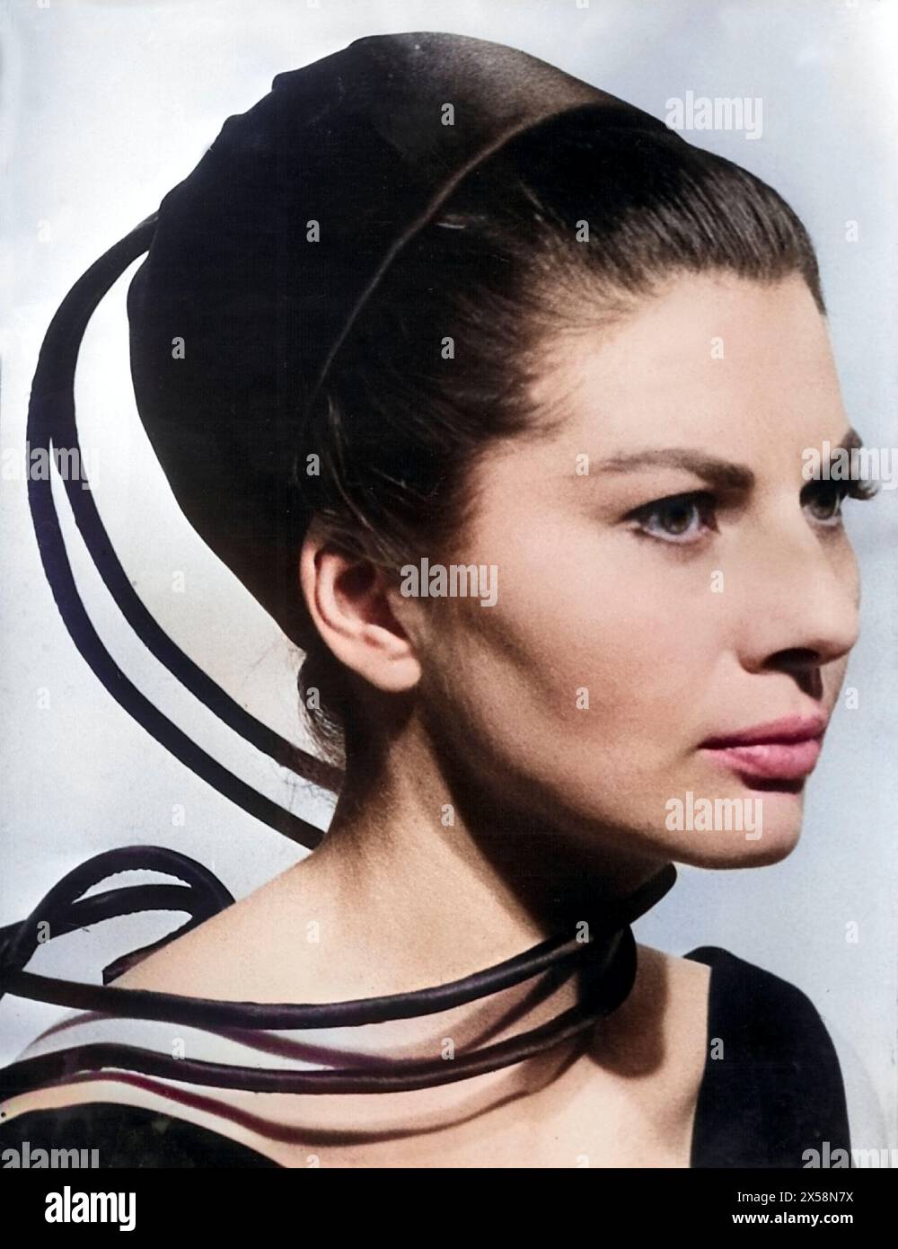 Soraya, 22.6.1932 - 25.10.2001, Empresse consort dell'Iran 12.2.1951 - 6.4.1958, ritratto, circa 1965, DIRITTI-AGGIUNTIVI-CLEARANCE-INFO-NON-DISPONIBILE Foto Stock