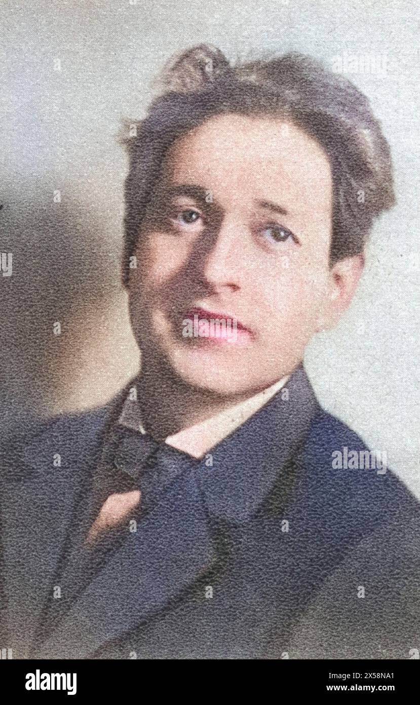 Korngold, Erich Wolfgang, 29.5.1897 - 29.11.1957, compositore statunitense di origine austriaca, ritratto, DIRITTI-AGGIUNTIVI-CLEARANCE-INFO-NON-DISPONIBILE Foto Stock