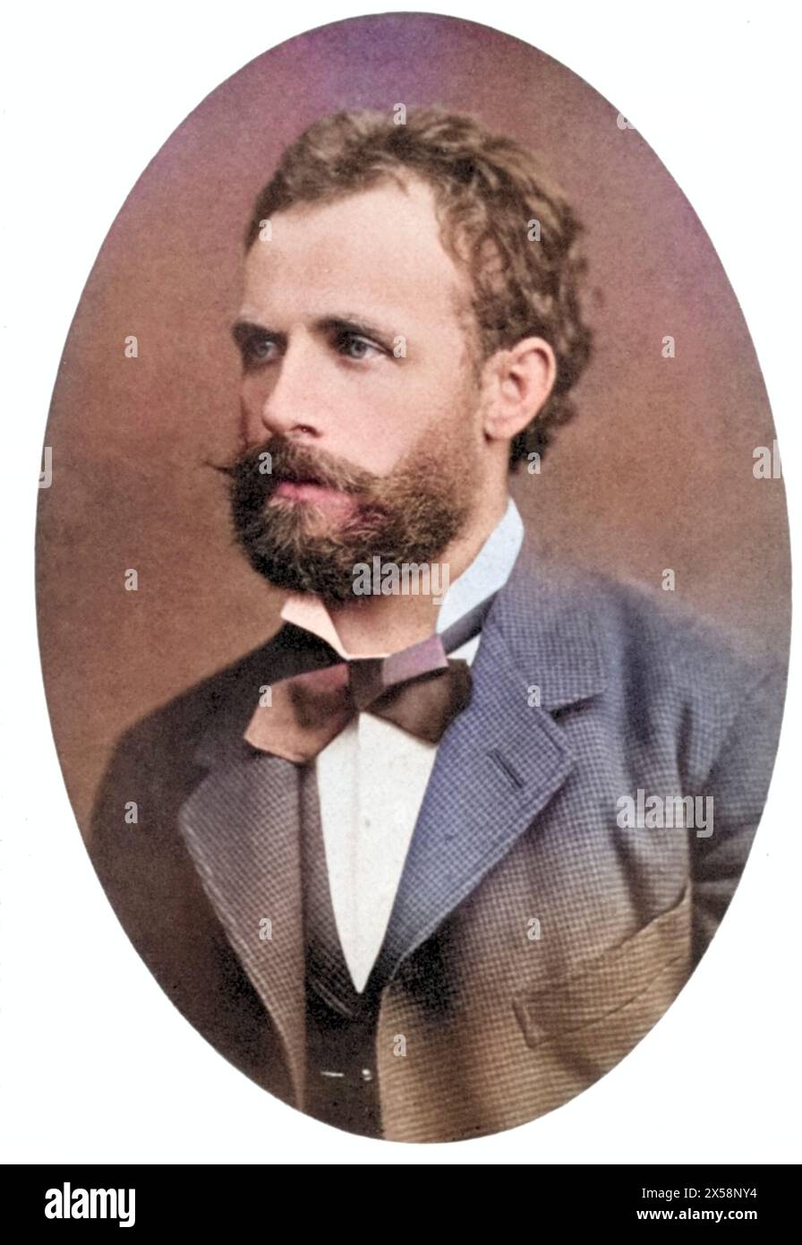 Payer, Julius, 1.9.1842 - 30.8,1915, esploratore artico austriaco, ritratto, CIRCA 1880, INFORMAZIONI-DIRITTI-SUPPLEMENTARI-AUTORIZZAZIONE-NON-DISPONIBILI Foto Stock