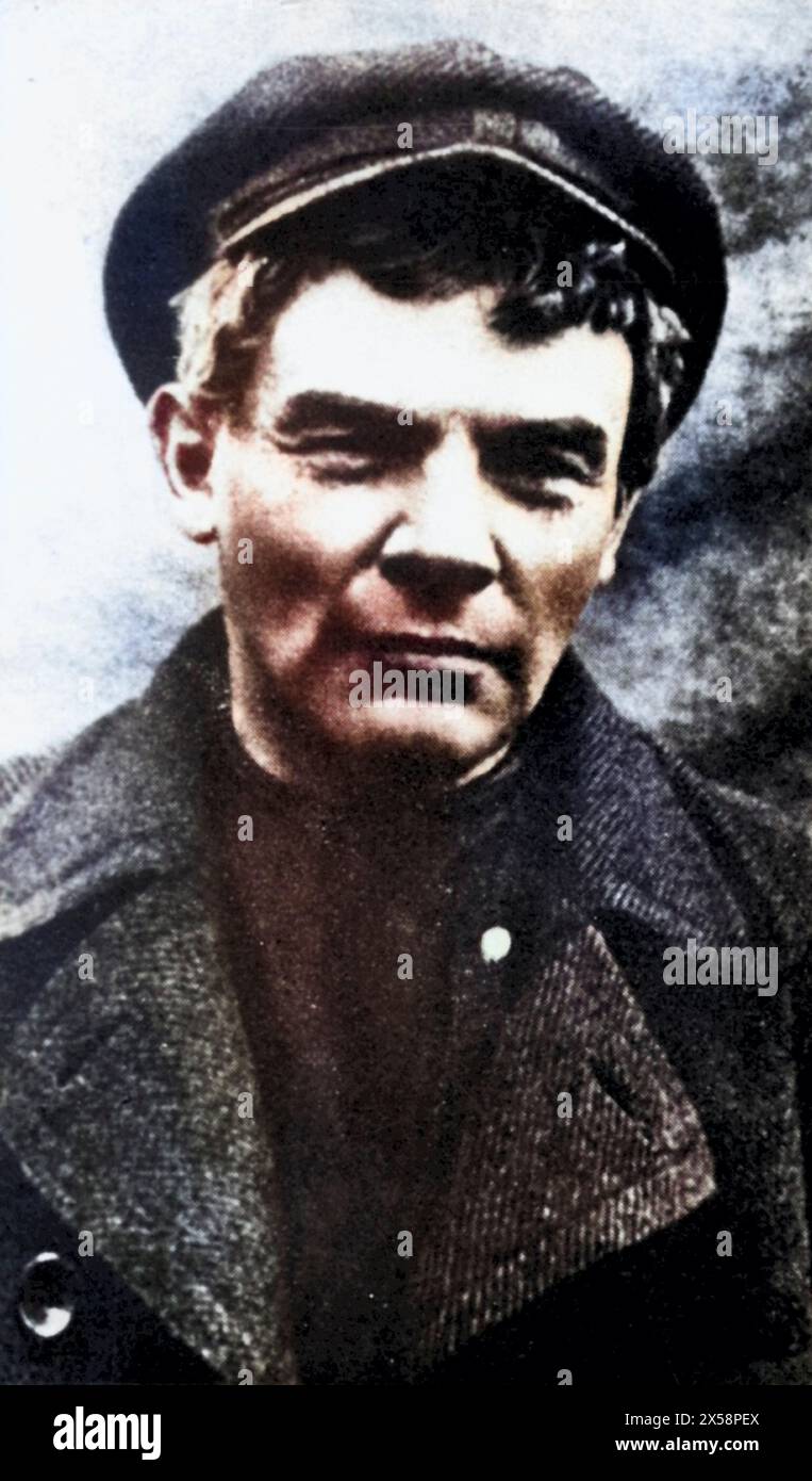 Lenin (Vladimir Ilyich Ulyanov), 22.4.1870 - 21.1,1924, rivoluzionario russo, politico, ritratto, ULTERIORI-DIRITTI-AUTORIZZAZIONE-INFORMAZIONI-NON-DISPONIBILI Foto Stock