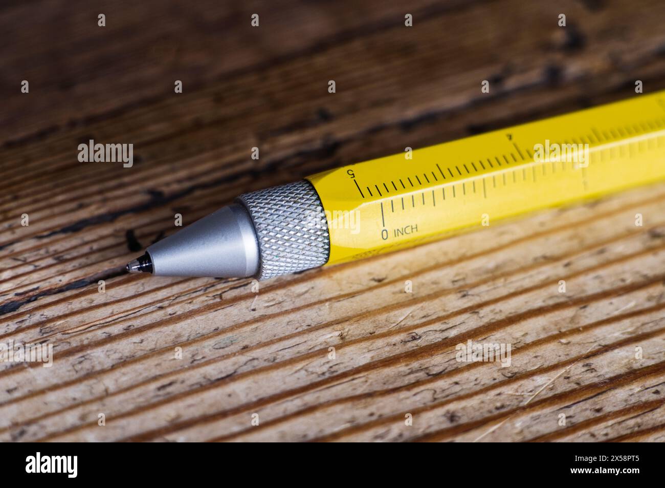 Penna a sfera per ingegneri macro shotj Foto Stock