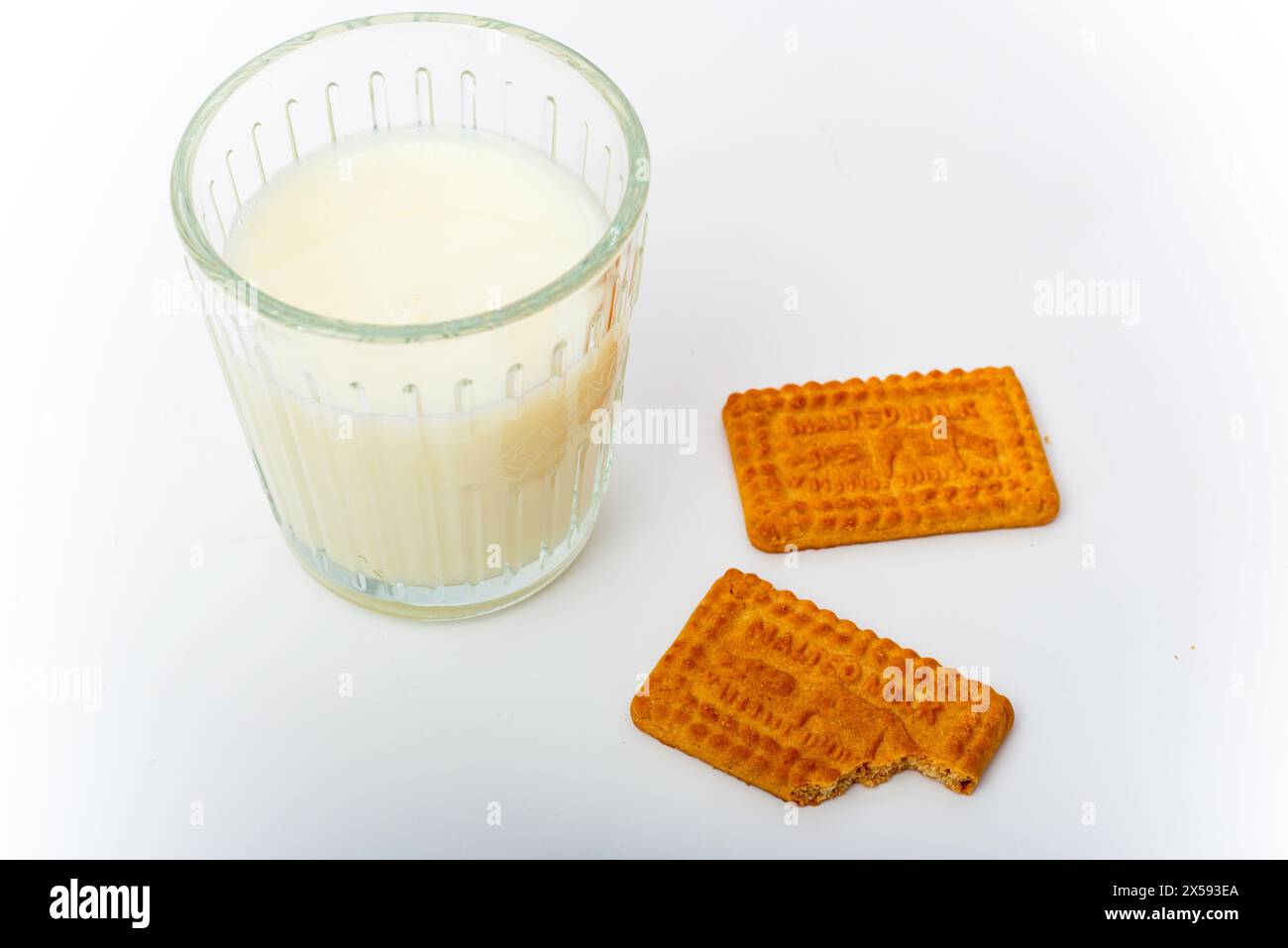 Biscotti al latte di malto Foto Stock