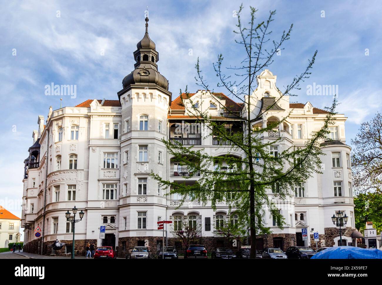 Brno, Moravia, Repubblica Ceca - 8 maggio 2023. Architettura europea Foto Stock