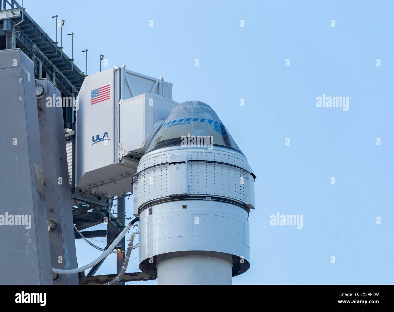 Boeing Starliner Crew Capsule Foto Stock