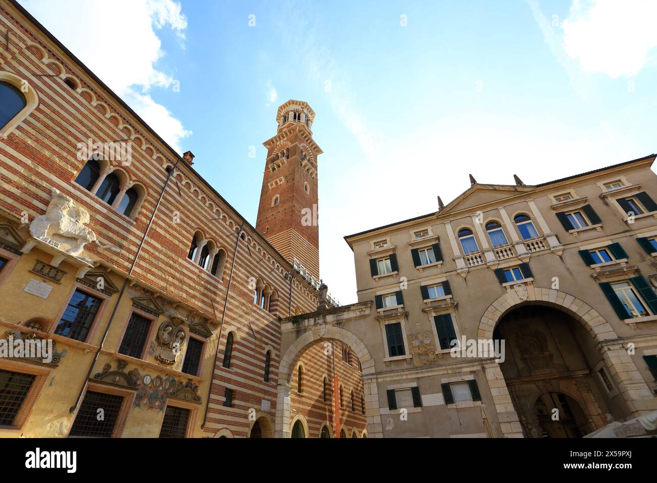 Verona, Italia, famosa meta turistica Foto Stock