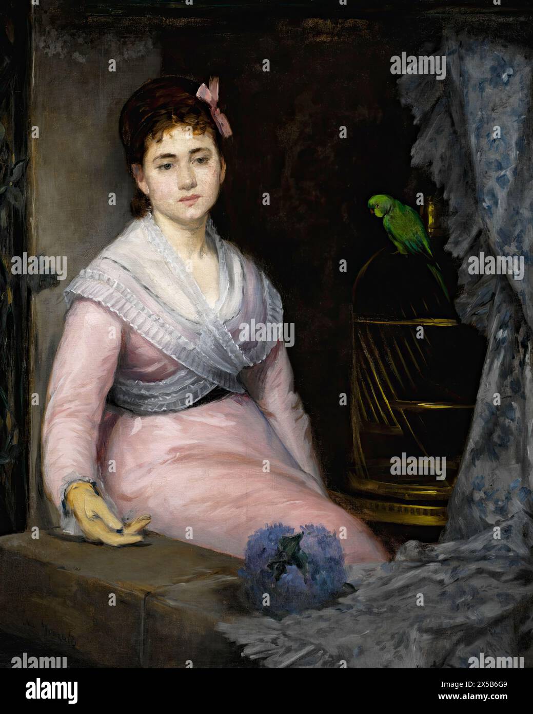 L'Indolenza. Eva Gonzalès. 1871 - 1872. Foto Stock