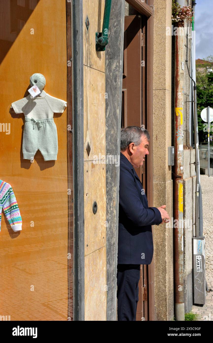 Scena di strada Porto, Portogallo, Europa Foto Stock