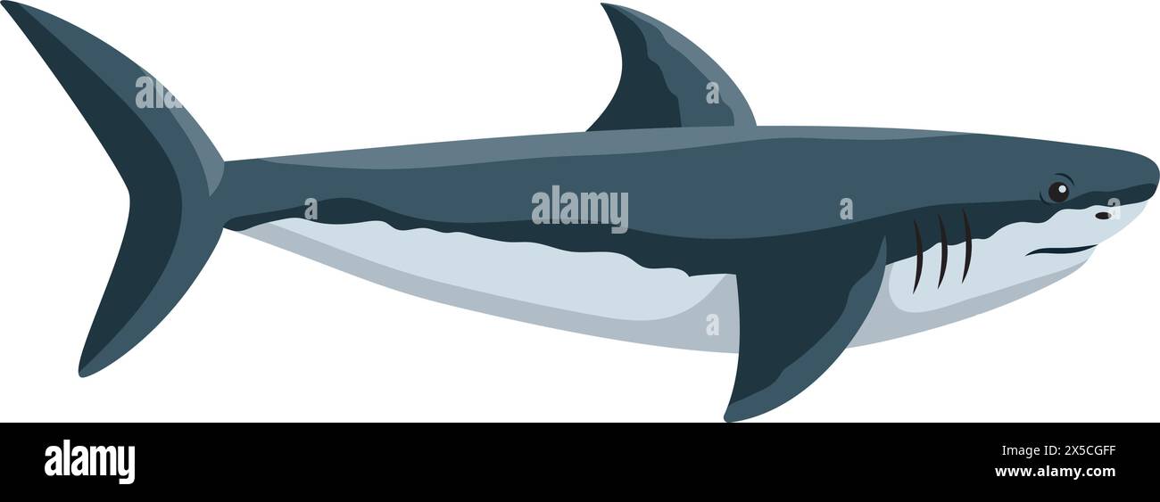 mare di animali da squalo Illustrazione Vettoriale