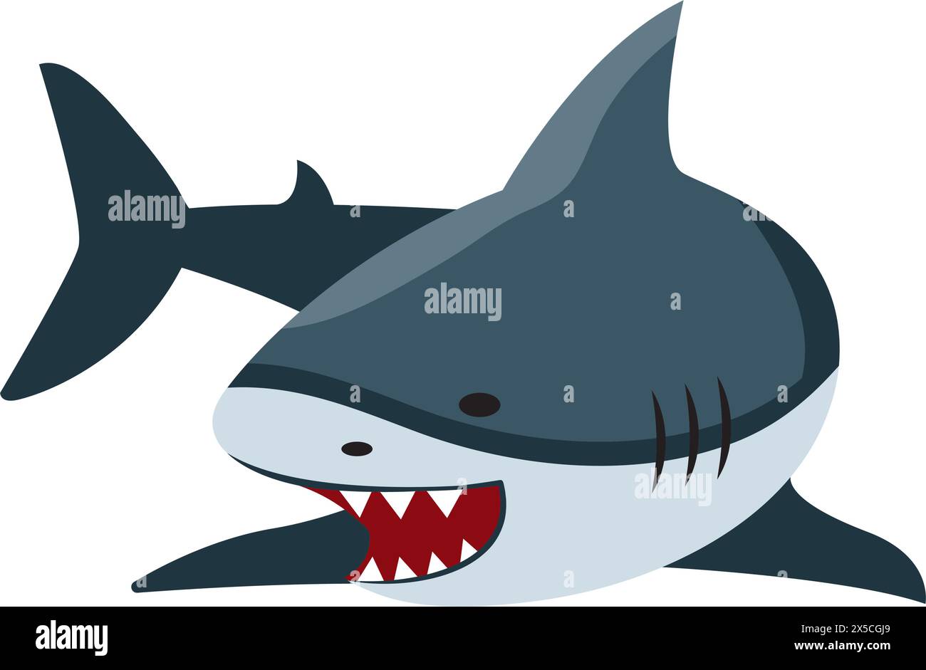 shark vita di mare Illustrazione Vettoriale