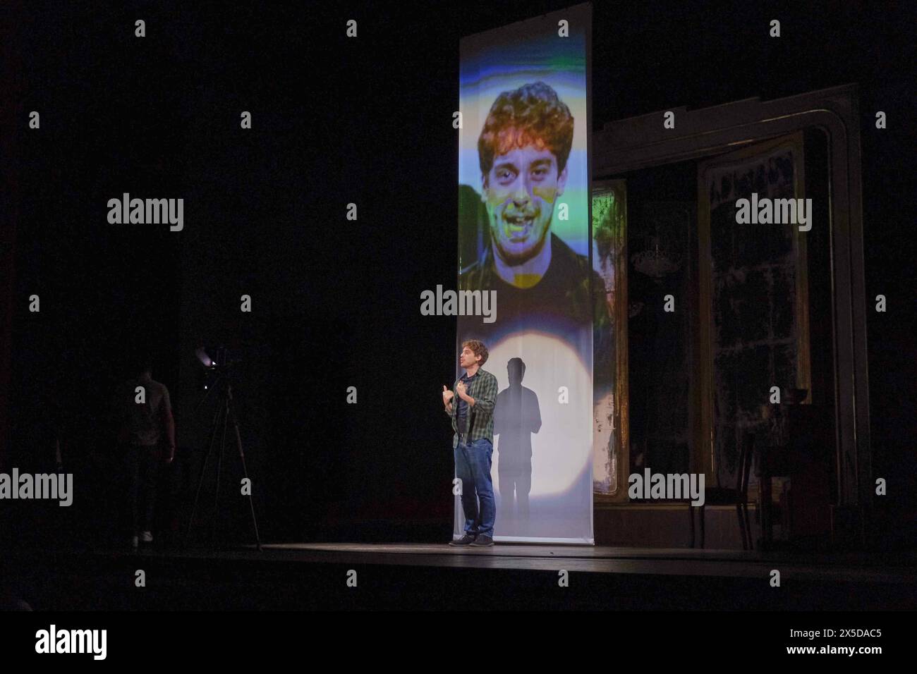 Vicenza, Italia. 7 maggio 2024. Federico Casari in occasione di MAGNIFICA PRESENTAZIONE DI FERZAN OZPETEK, Teatro di VICENZA, 7 maggio 2024 Credit: Independent Photo Agency/Alamy Live News Foto Stock