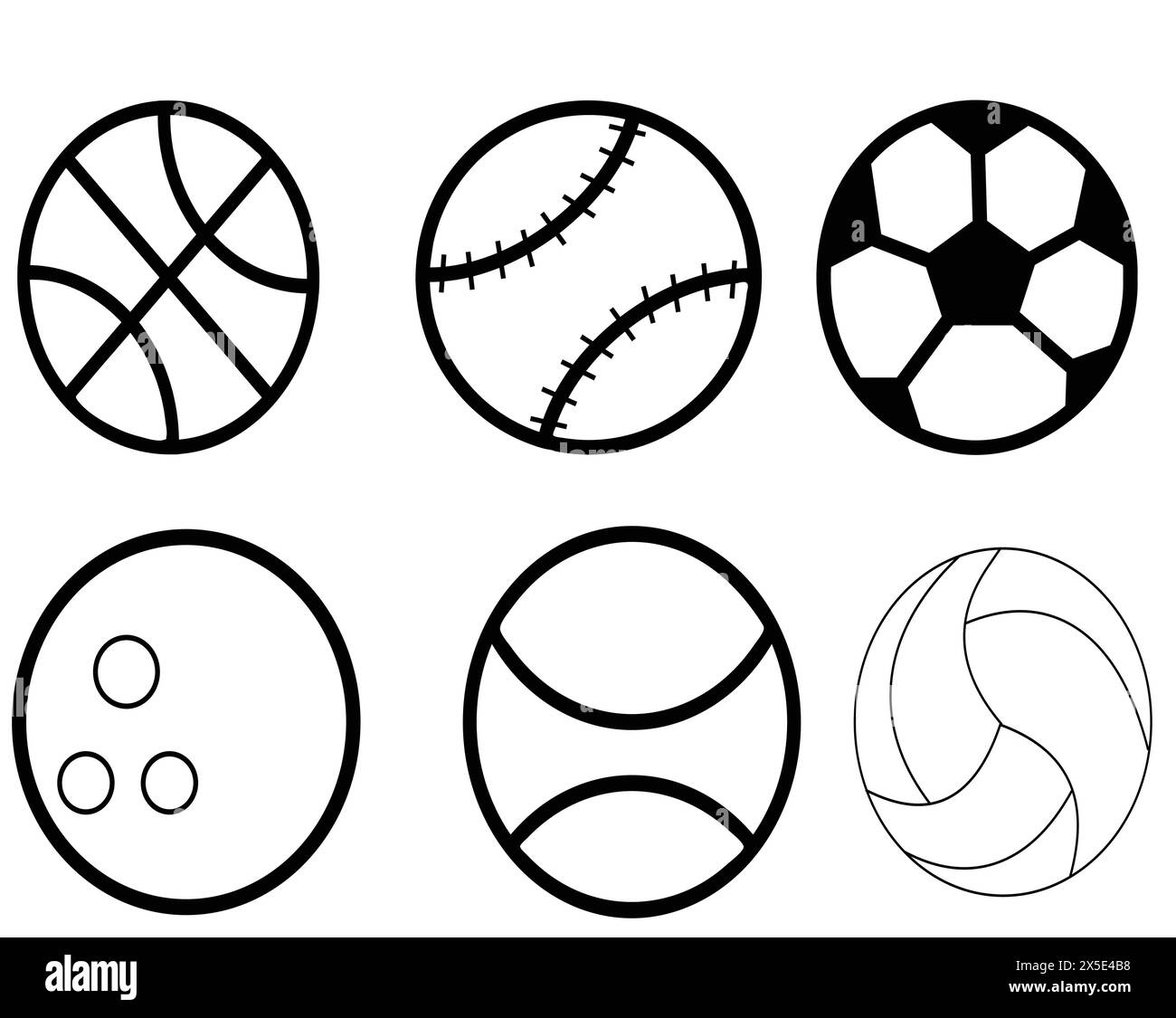 illustrazione dell'icona del calcio su sfondo bianco Illustrazione Vettoriale
