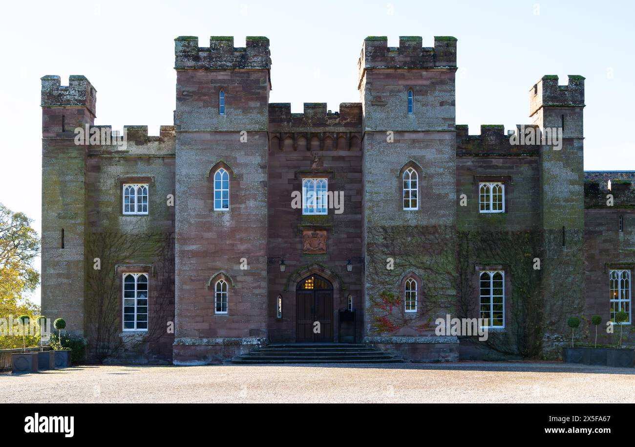 Scone Palace, il luogo di incoronazione dei re scozzesi fino al 1296, Perthshire, Highlands, Scozia Foto Stock