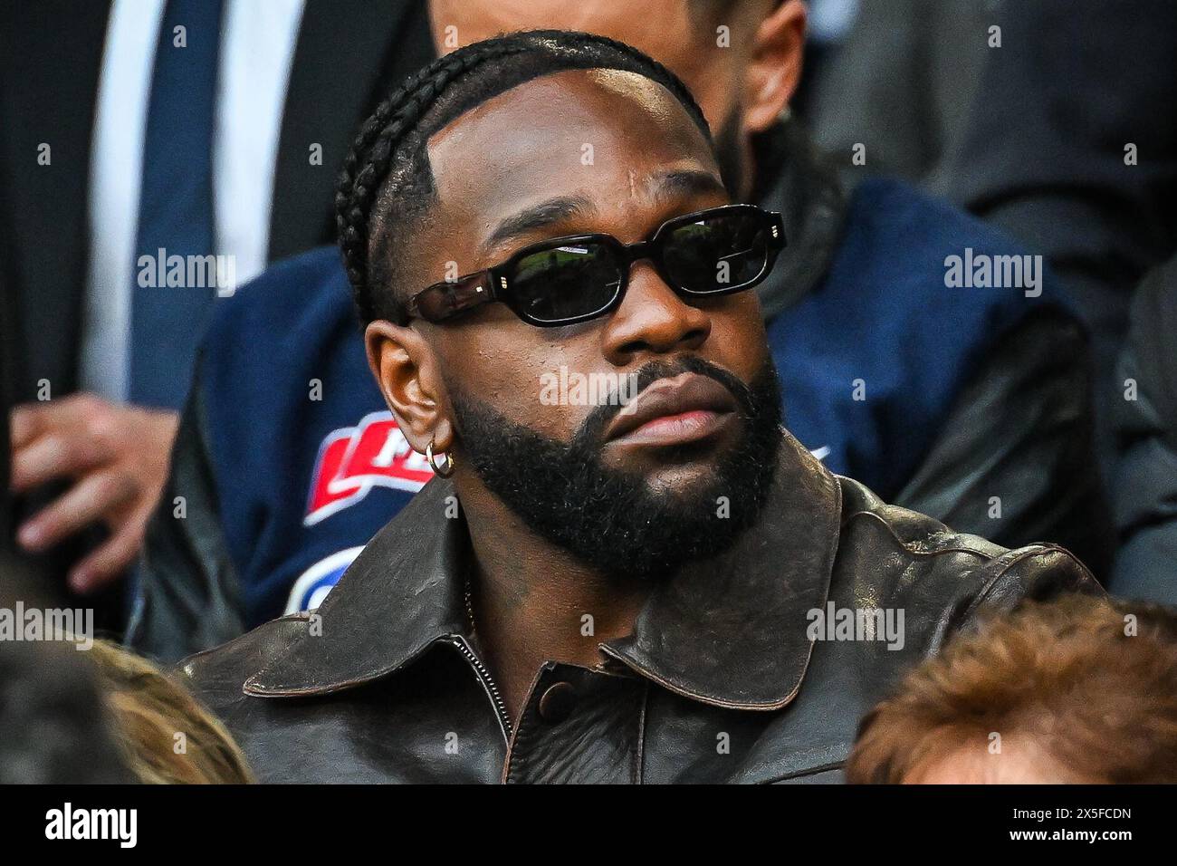 Parigi, Francia, Francia. 7 maggio 2024. Julien BOUADJIE (Tayc) durante la partita di UEFA Champions League tra Paris Saint-Germain e Borussia Dortmund al Parc des Princes Stadium il 7 maggio 2024 a Parigi, Francia. (Credit Image: © Matthieu Mirville/ZUMA Press Wire) SOLO PER USO EDITORIALE! Non per USO commerciale! Foto Stock
