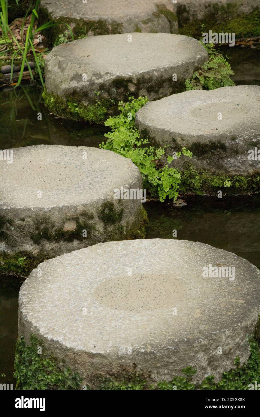 Santuario e giardini Heian-jingu Foto Stock