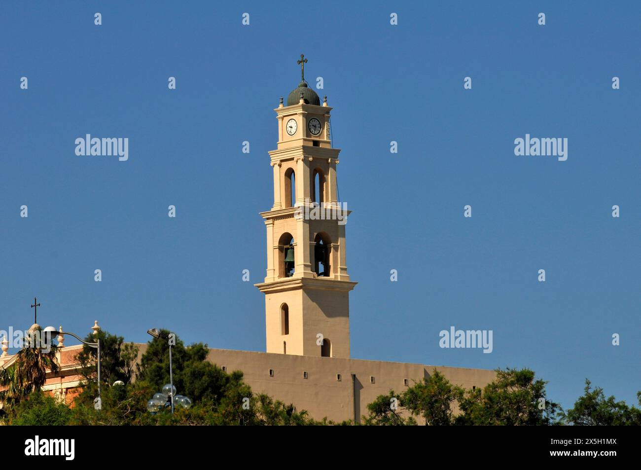 Chiesa di San Pietro nella vecchia Giaffa, Tel-Aviv, Israele. Foto Stock
