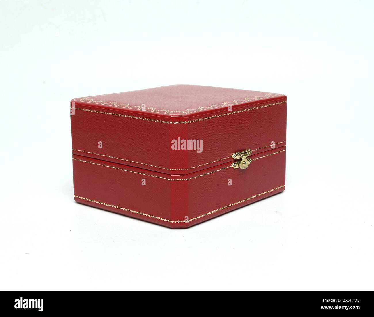 elegante ed elegante scatola rossa per regali Foto Stock