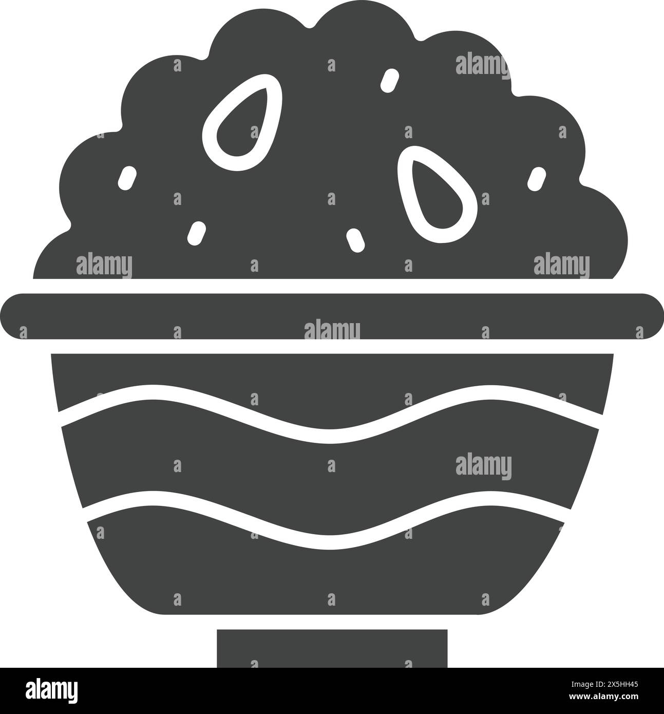 Immagine vettoriale icona Phirni. Adatto per applicazioni mobili applicazioni Web e supporti di stampa. Illustrazione Vettoriale