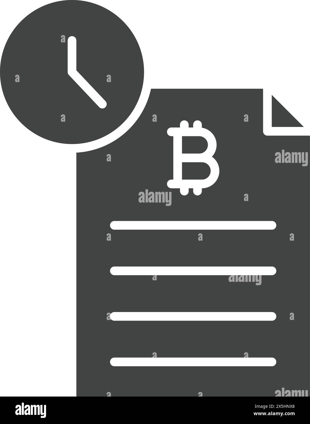 Immagine vettoriale dell'icona Cronologia transazioni. Adatto per applicazioni mobili applicazioni Web e supporti di stampa. Illustrazione Vettoriale