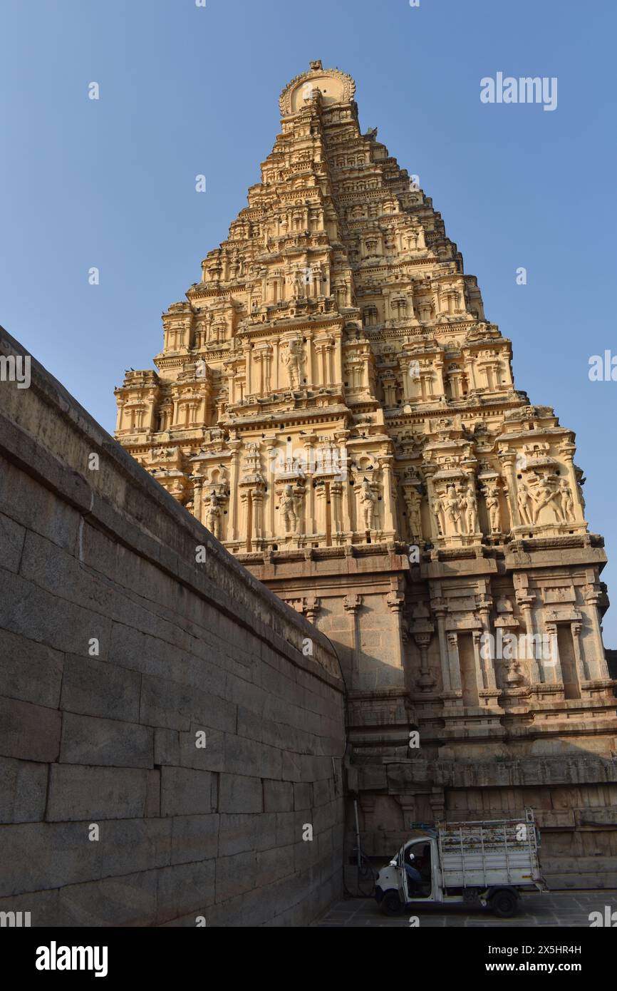Tempio Virupaksha a hampi Karnataka Foto Stock