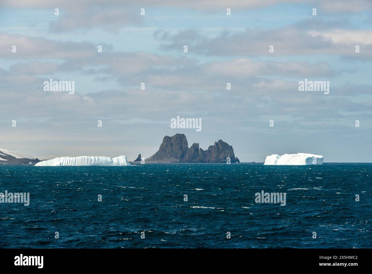 Mare di Wendell, Antartide. Iceberg nel Mare di Wendell. Foto Stock