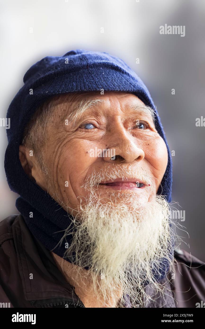 Vietnam, Hoi An. Festa centenaria con fumo e torta. (Solo per uso editoriale) Foto Stock