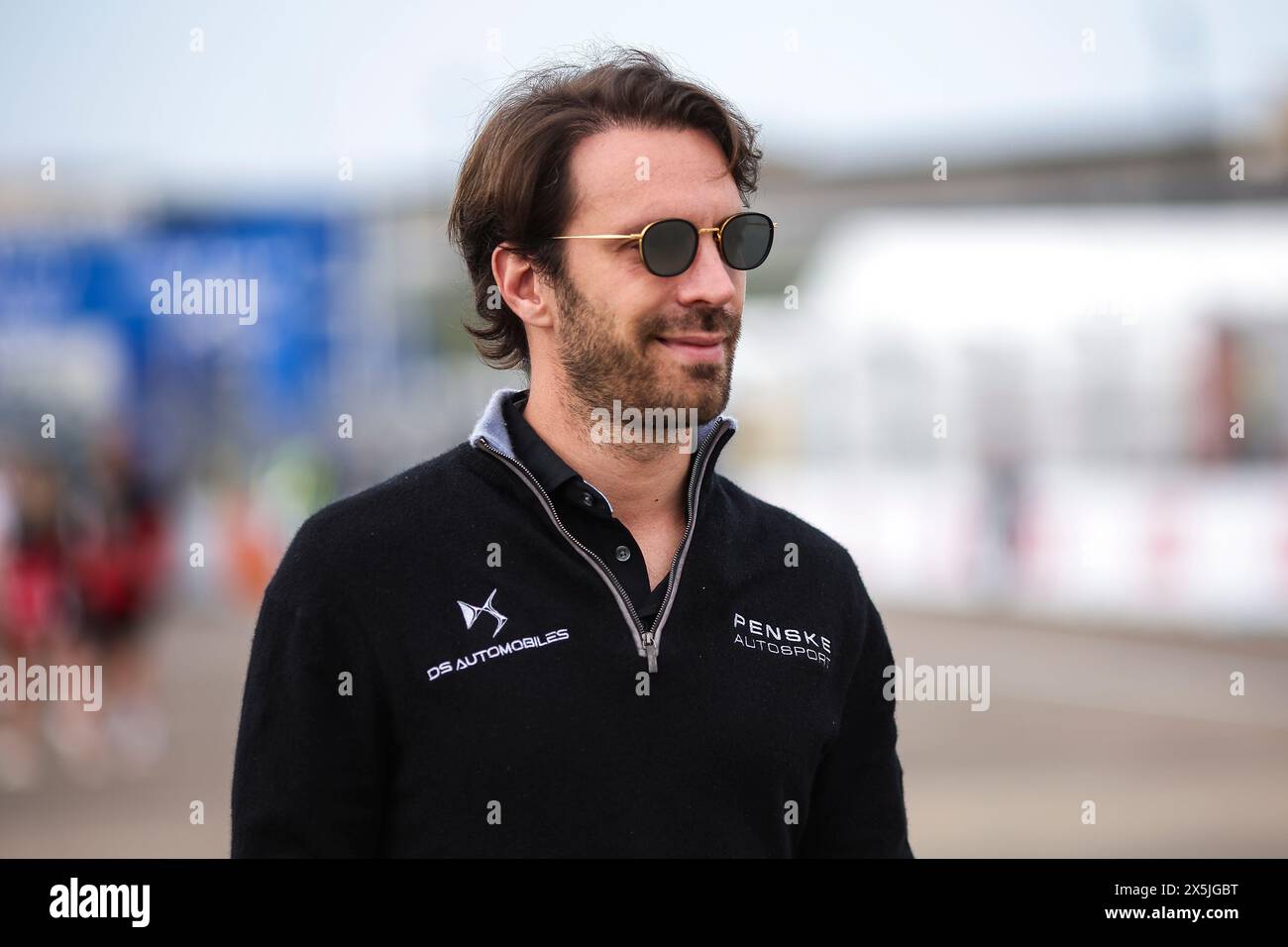 Berlino, Allemagne. 10 maggio 2024. VERGNE Jean-Eric (fra), DS Penske, DS e-Tense FE23, ritratto durante l'ePrix di Berlino 2024, 7° incontro del Campionato Mondiale ABB FIA di Formula e 2023-24, sul circuito di Tempelhof Airport Street dal 10 al 12 maggio 2024 a Berlino, Germania - foto Eric Alonso/DPPI credito: DPPI Media/Alamy Live News Credit: media DPPI/Alamy Live News Foto Stock