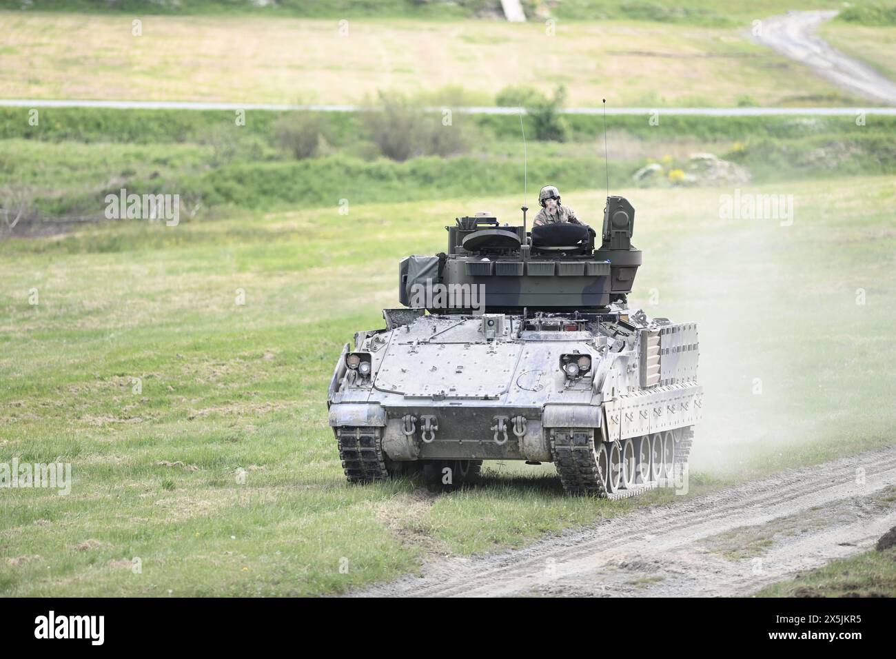 Libava, Repubblica Ceca. 10 maggio 2024. Risposta immediata 2024 esercitazione alleata nei campi di addestramento militare di Libava, regione di Olomouc, Repubblica Ceca, 10 maggio 2024. Crediti: Dalibor Gluck/CTK Photo/Alamy Live News Foto Stock