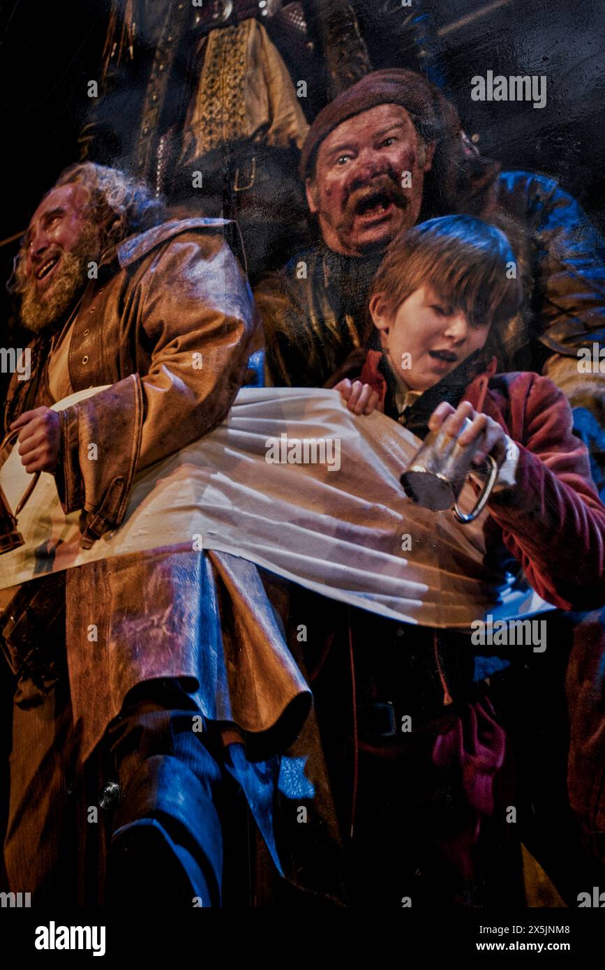 Poster del teatro presso la Royal Shakespeare Company, Stratford Upon Avon, Inghilterra Regno Unito Foto Stock