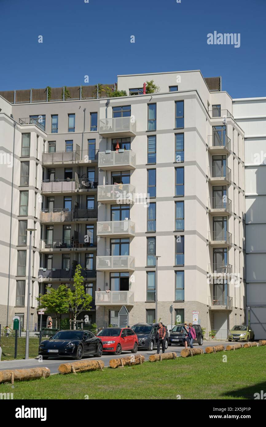Neubauten, Lauterplatz, Neubaugebiet Friedenauer Höhe, Friedenau, Schöneberg, Berlino, Germania Foto Stock