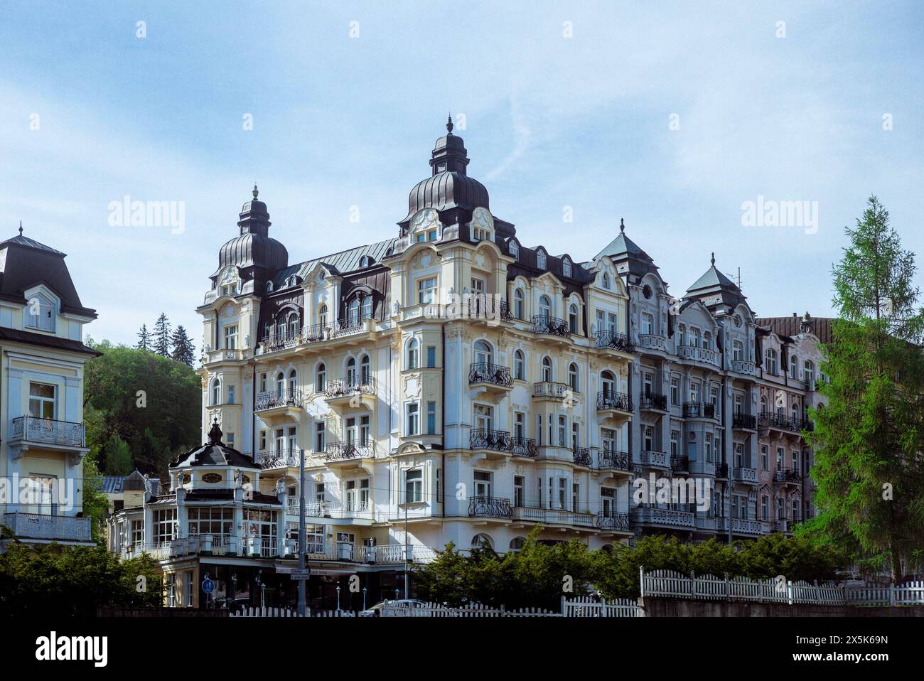 Edifici storici a Marienbad/Mariánské Lázne (Repubblica Ceca) Foto Stock