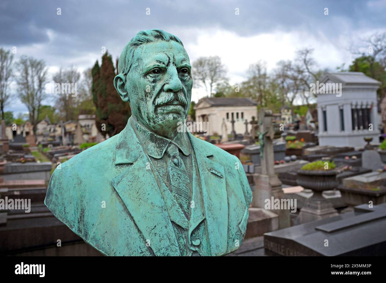Cimitero di Pere Lachaise di Parigi, Francia Foto Stock