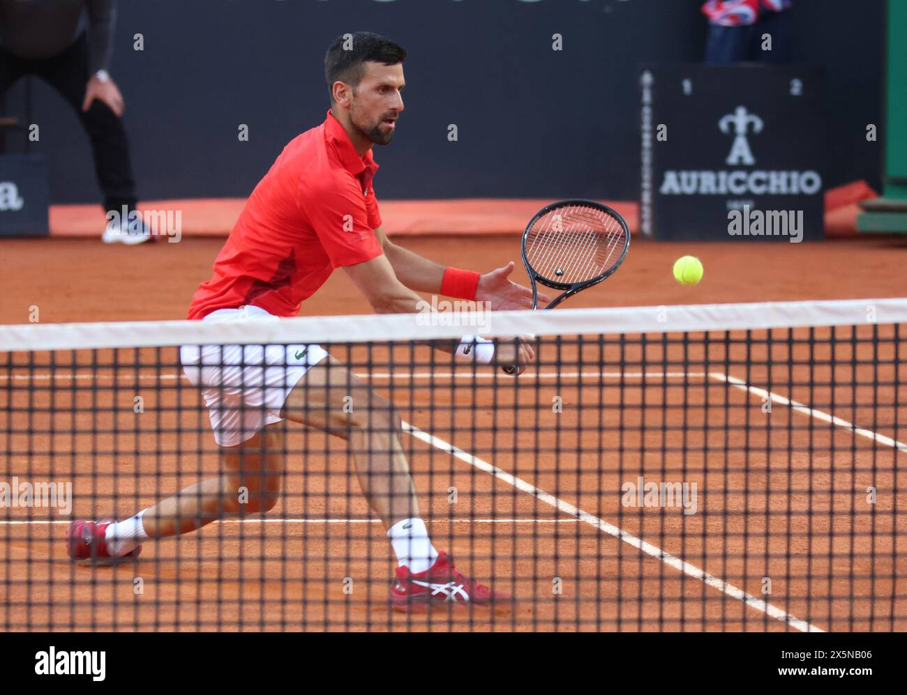 Roma, Italia. 10 maggio 2024. Roma - Tennis, Roma, internazionali d'Italia BNL, Novak Djokovic, 10 maggio 2024. Foto felice Calabro' solo uso editoriale credito: Agenzia fotografica indipendente/Alamy Live News Foto Stock