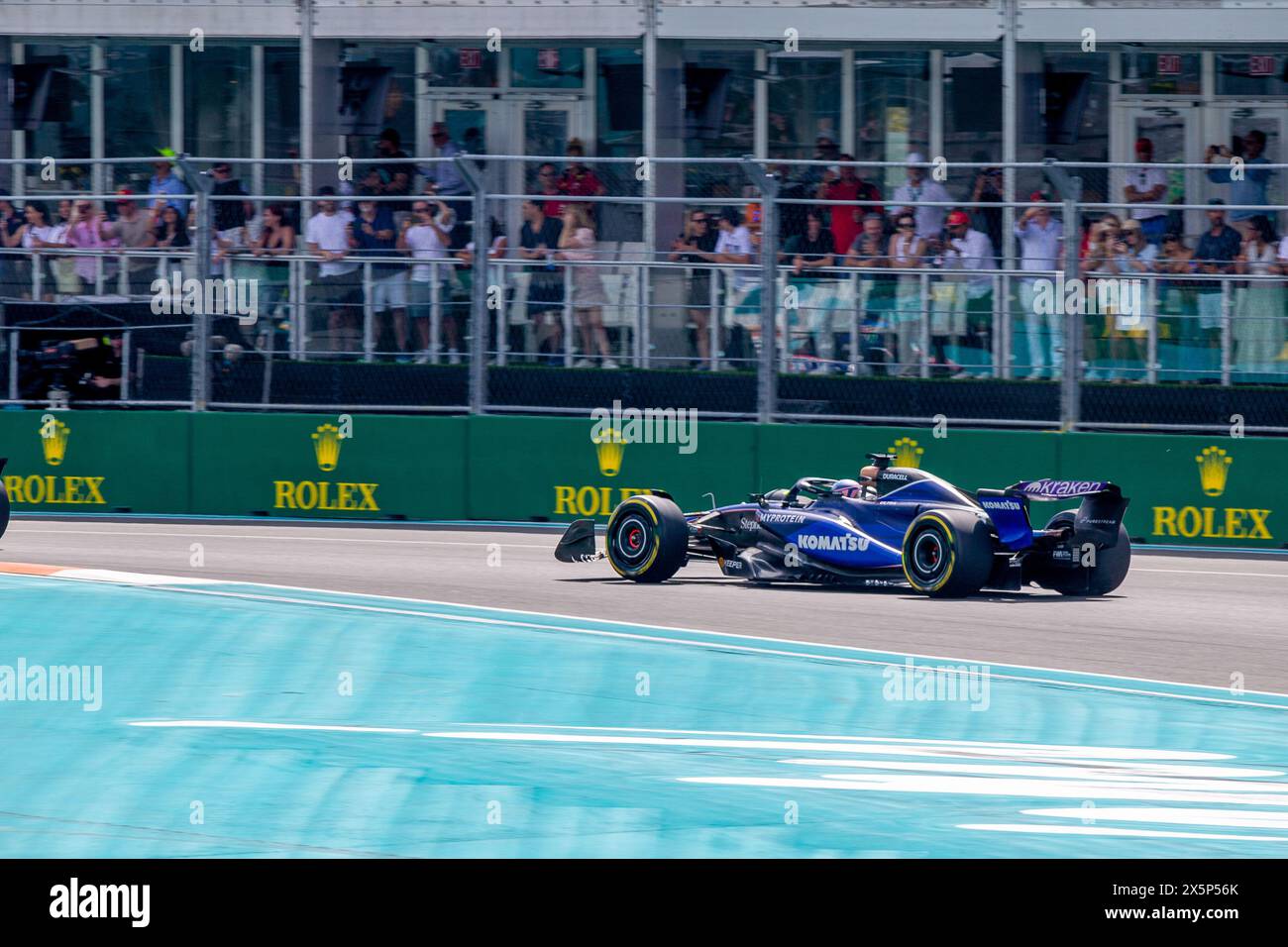 Alexander Albon (IND) Williams FW46 - Mercedes durante la FORMULA 1 CRYPTO. COM MIAMI GRAND PRIX, Miami International Autodrome, Miami, Florida, Stati Uniti Foto Stock