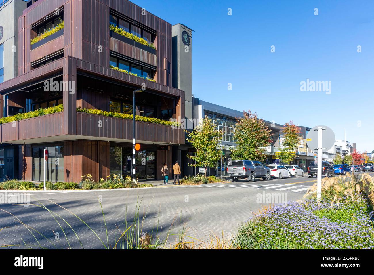 East Street, Ashburton (Hakatere), Canterbury, South Island, nuova Zelanda Foto Stock