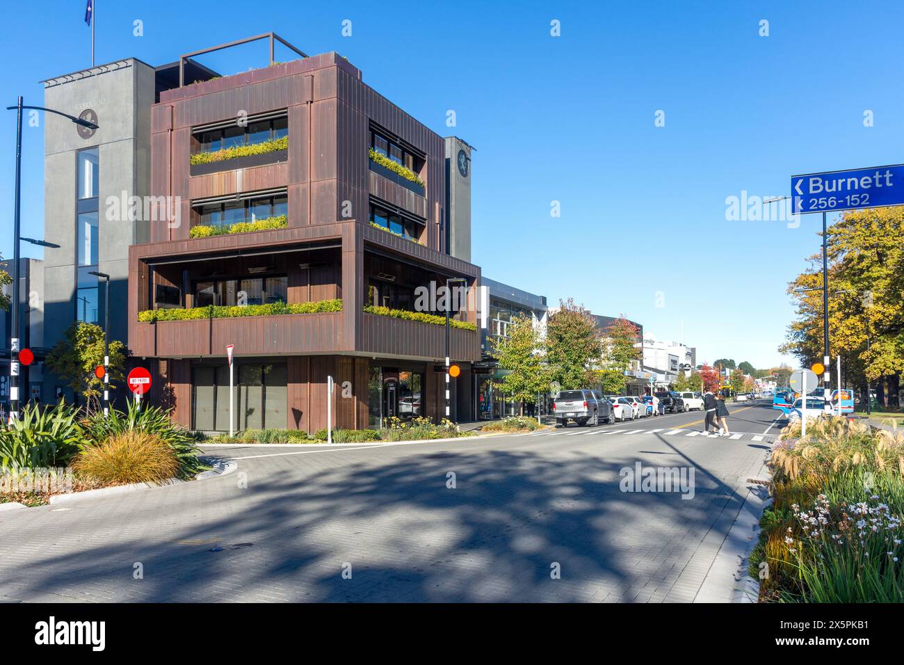 East Street, Ashburton (Hakatere), Canterbury, South Island, nuova Zelanda Foto Stock