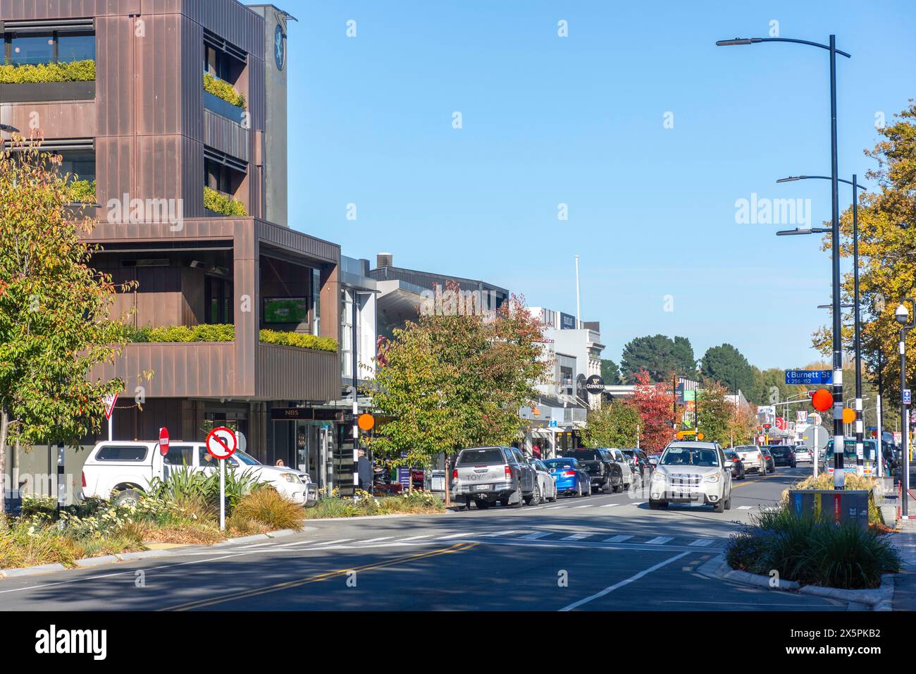 East Street, Ashburton (Hakatere), Canterbury, South Island, nuova Zelanda Foto Stock