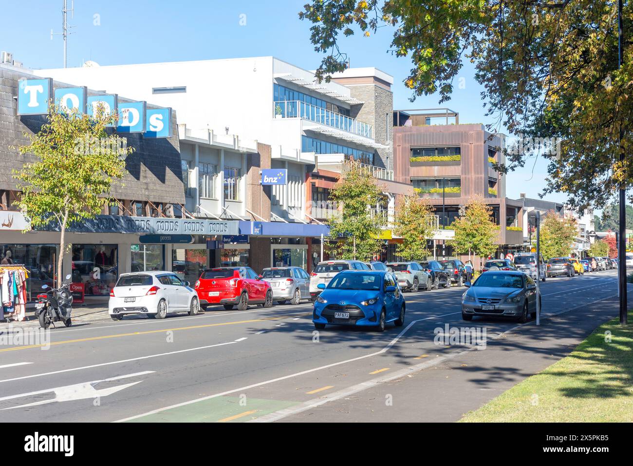 East Street, Ashburton (Hakatere), Canterbury, South Island, nuova Zelanda Foto Stock