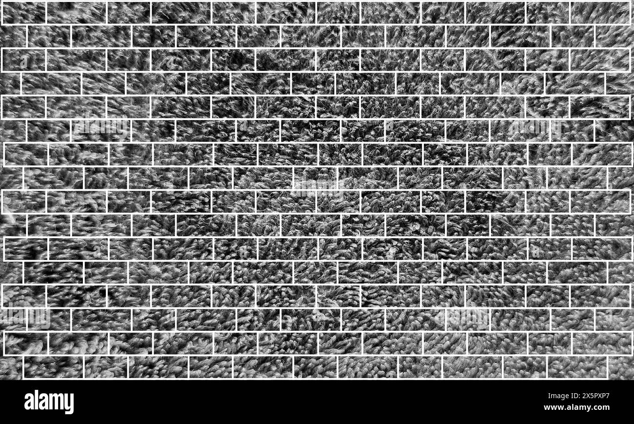 Progettazione texture mattoni Illustrazione Vettoriale