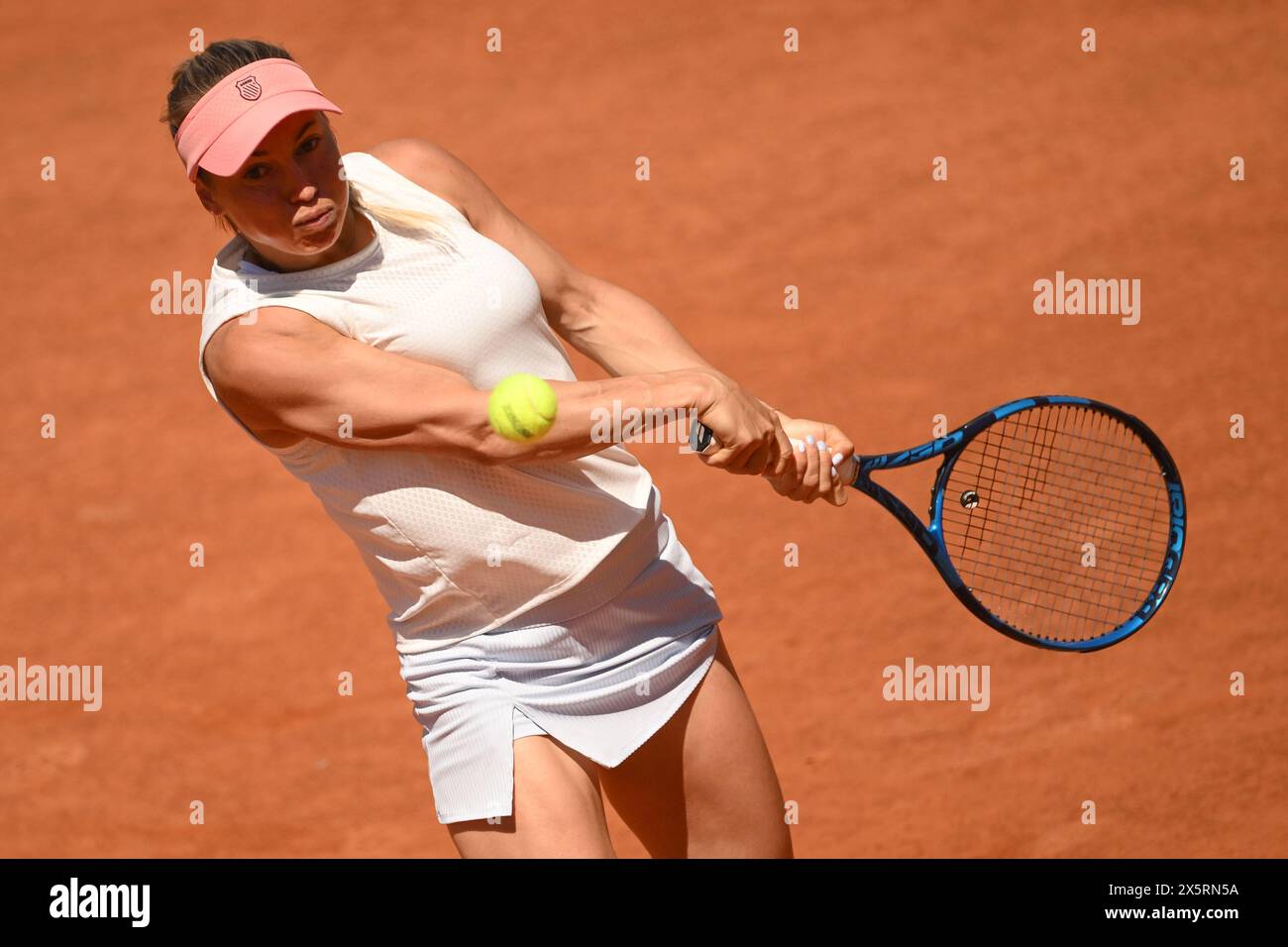 Roma, Italia. 11 maggio 2024. Yulia Putintseva del Kazakistan durante la partita contro la Polonia IgA Swiatek agli internazionali BNL d'Italia 2024 al foro Italico di Roma, l'11 maggio 2024. Crediti: Insidefoto di andrea staccioli/Alamy Live News Foto Stock