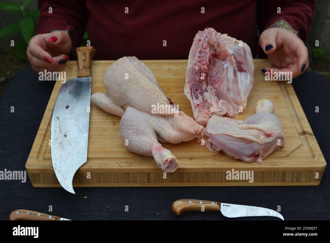 Coltelli della cucina italiana Rennaissance Foto Stock