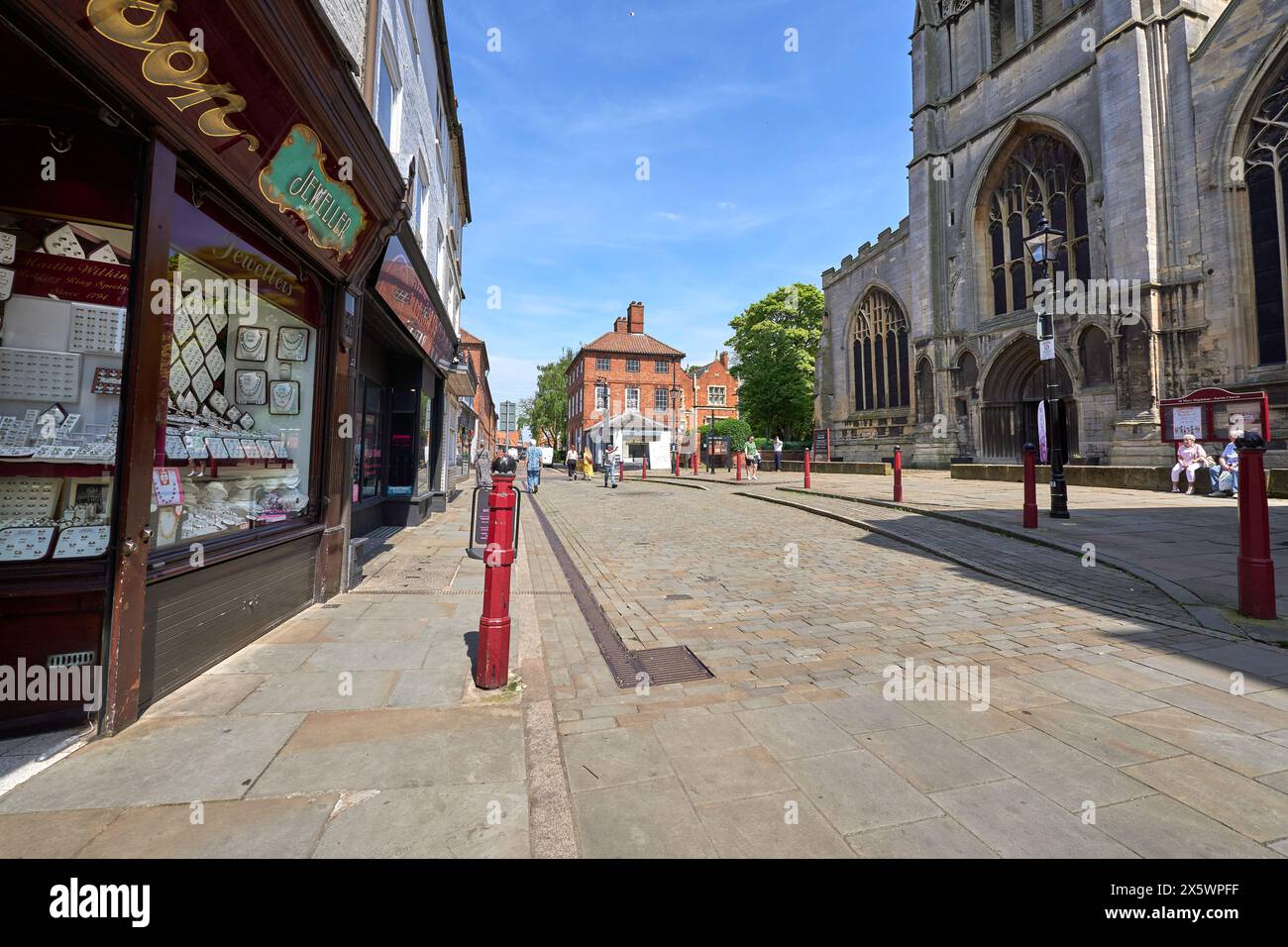 Cattedrale in centro città Foto Stock