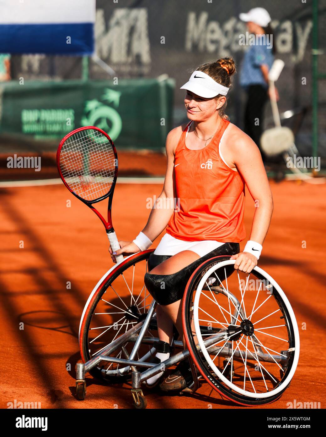 Antalya, Turchia, 11 maggio 2024. Il giocatore olandese Diede de Groot è in azione durante la Coppa del mondo a squadre 2024 di Tennis Wheelchair. Crediti fotografici: Frank Molter/Alamy Live news Foto Stock