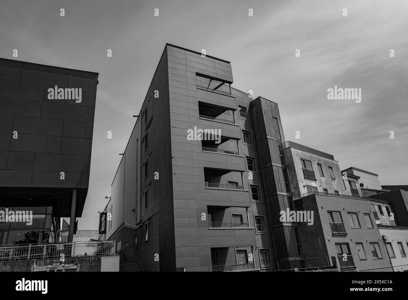 St Austell Cornish Town Cornwall Foto Stock