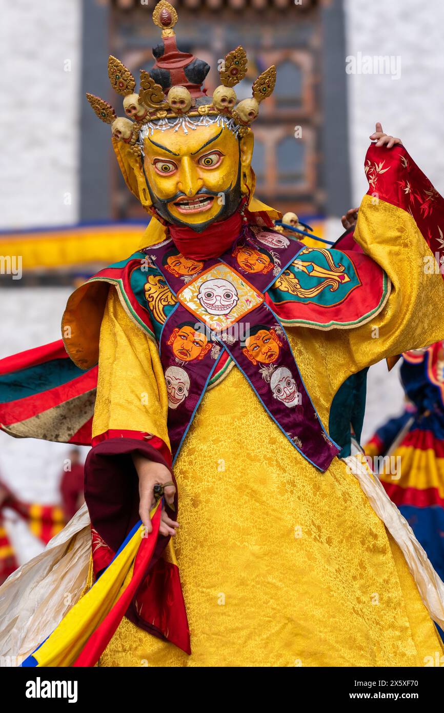 Paro Tshechu, Bhutan Foto Stock